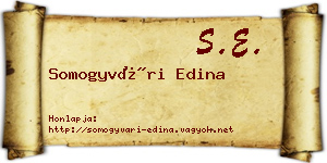 Somogyvári Edina névjegykártya